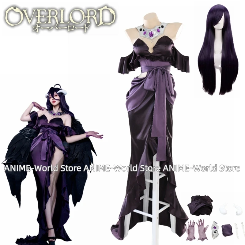 Anime Cosplay Albedo - أزياء أنيمي أفرلورد الموسم 4 ألبيدو