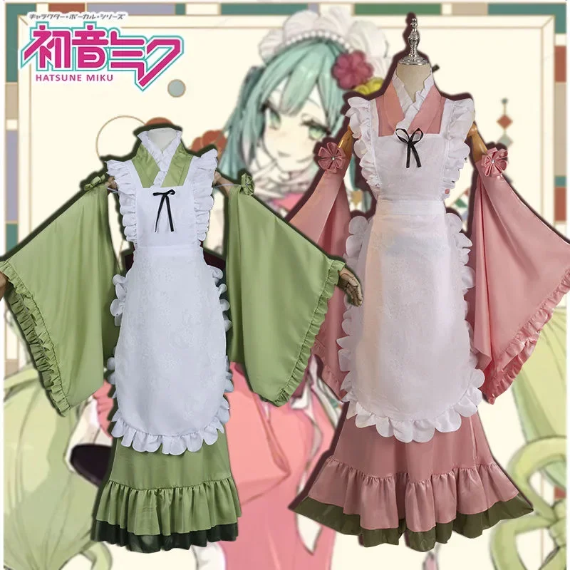 Anime Cosplay Miku - 2025 ملابس نسائية كوسبلاي لشخصية اللعبة