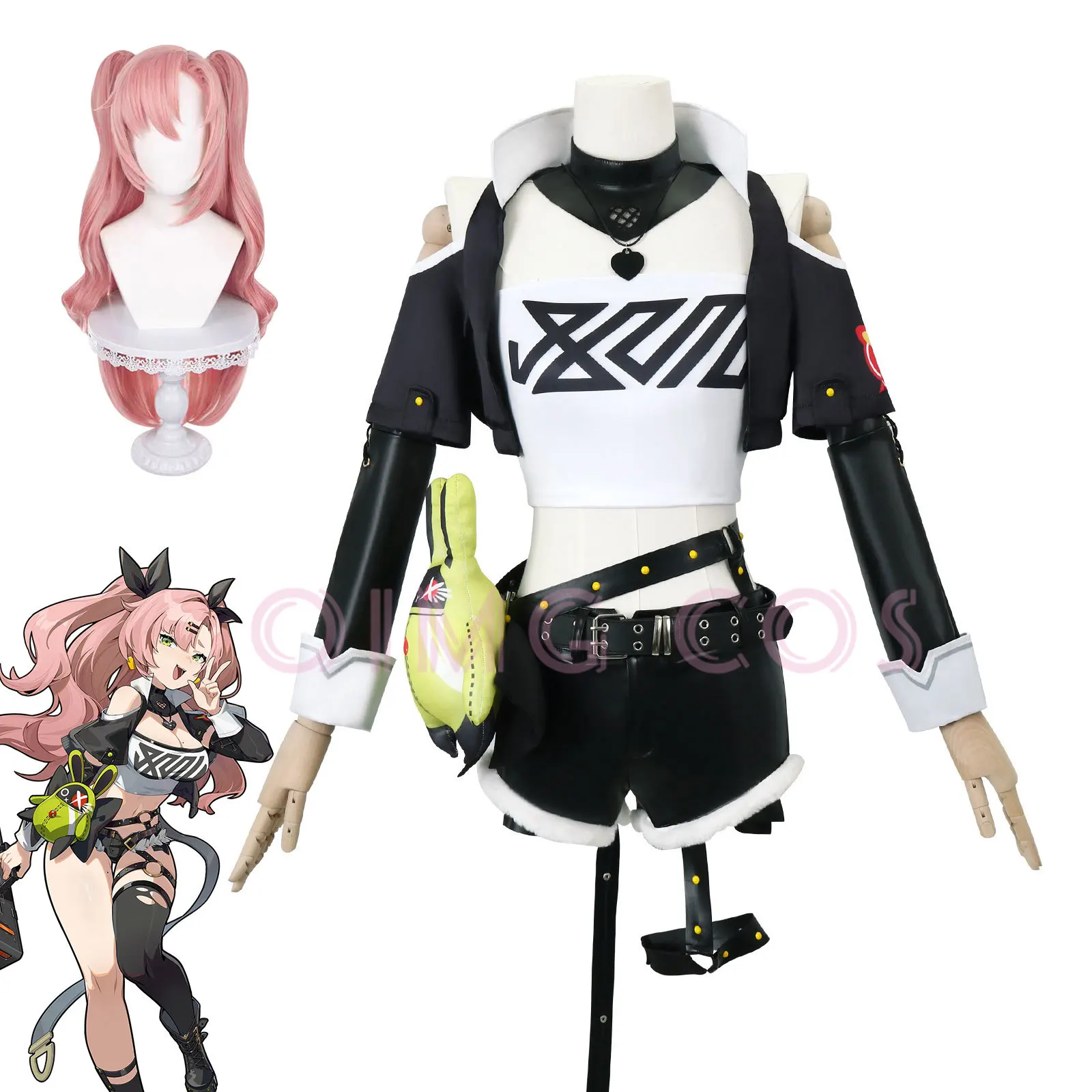 Anime Cosplay Girl Costume - زي تنكري نيكول ديمارا زينلس زون