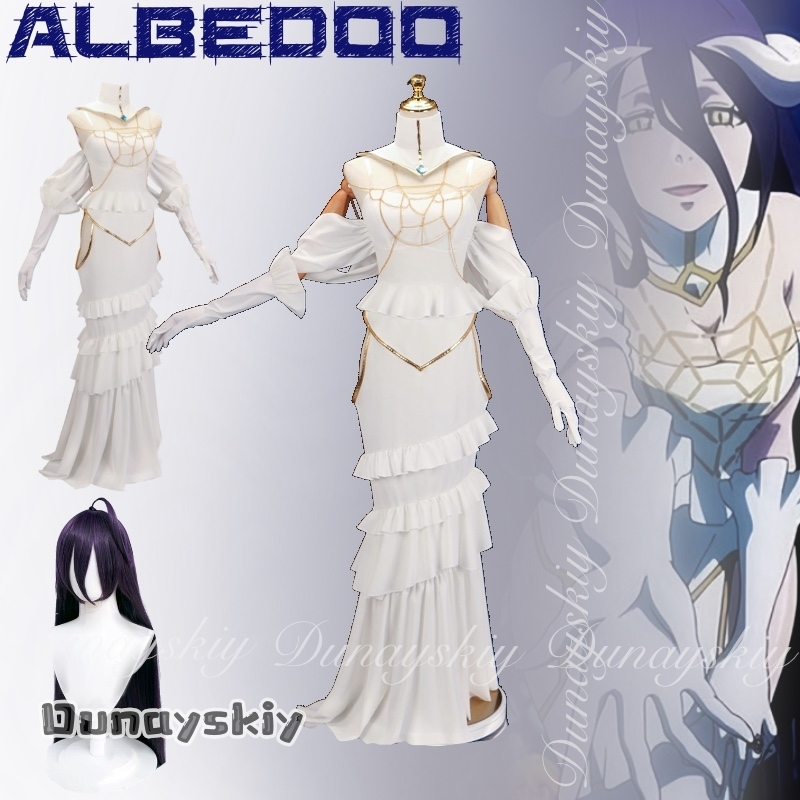 Anime Cosplay Albedo - {Dunayskiy States} أزياء أنيمي ألبيدو التأثيرية
