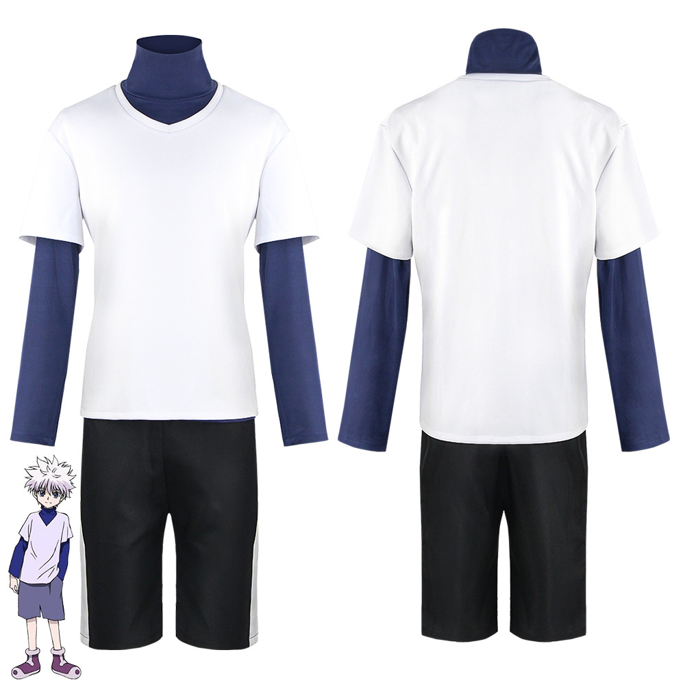 Cosplay Anime Killua Zoldyck - أزياء أنيمي كيلوا زولديك التأثيرية للرجال