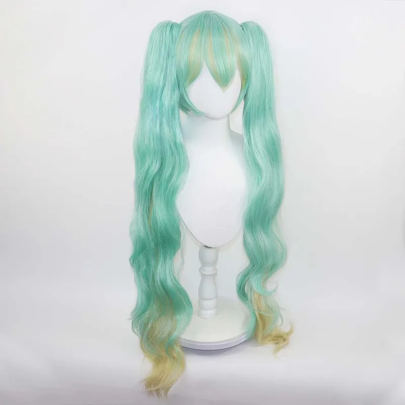باروكة شعر صناعي مقاومة للحرار - مراجعة Anime Cosplay Miku وسعره