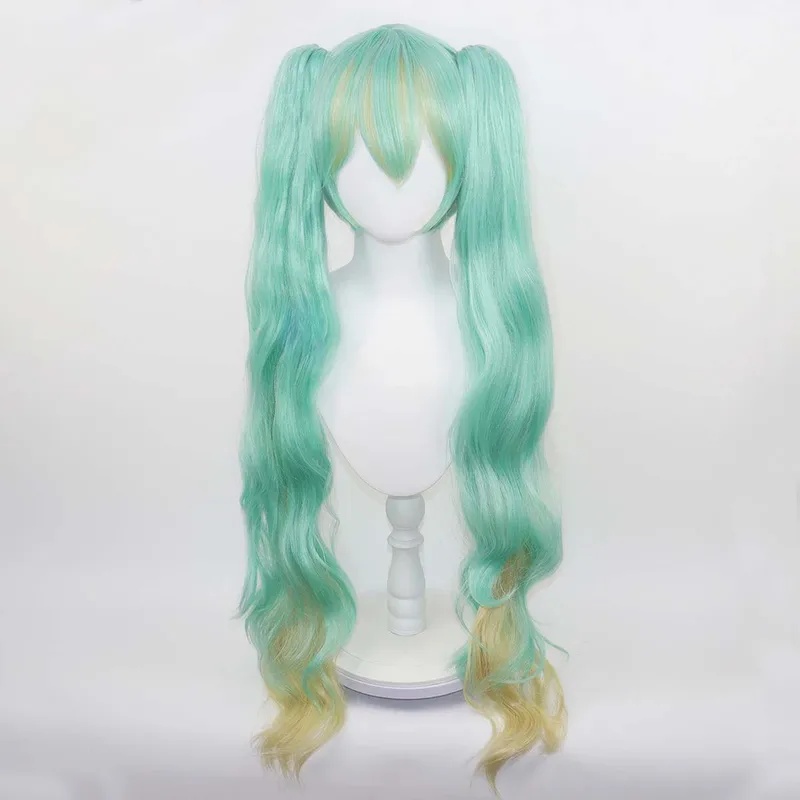 باروكة شعر صناعي مقاومة للحرار - مراجعة Anime Cosplay Miku وسعره