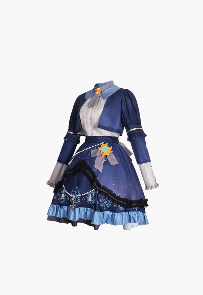 2025 PJSK نجوم فستان ملون ل Ak - مراجعة Anime Cosplay Girl Costume وسعره