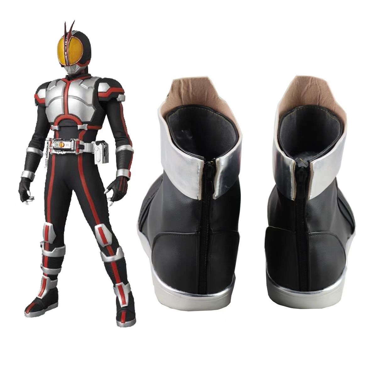أحذية كاحل كوسبلاي هالوين كامي - مراجعة Anime Cosplay Kamen Rider وسعره
