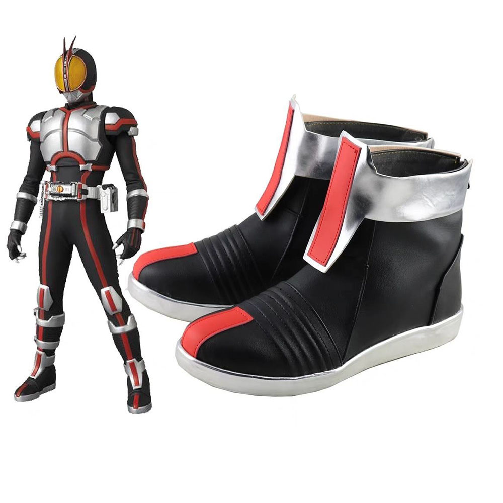 أحذية كاحل كوسبلاي هالوين كامي - مراجعة Anime Cosplay Kamen Rider وسعره