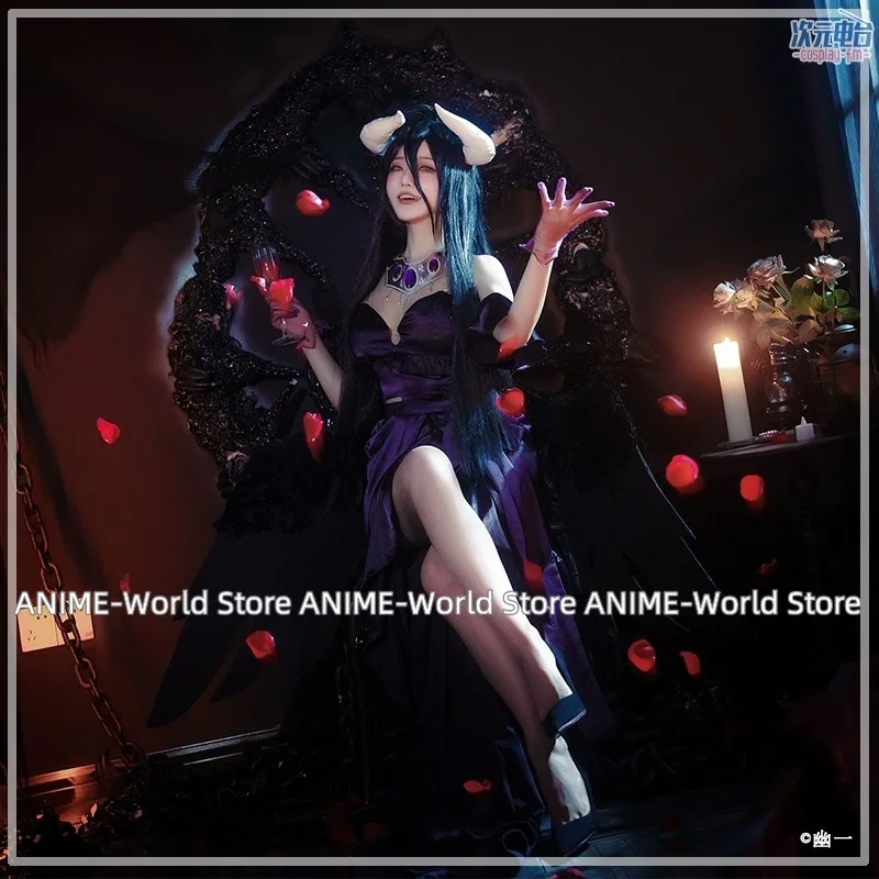 أزياء أنيمي أفرلورد الموسم 4 أ - مراجعة Anime Cosplay Albedo وسعره
