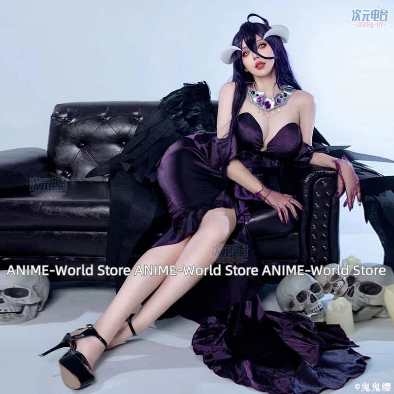 أزياء أنيمي أفرلورد الموسم 4 أ - مراجعة Anime Cosplay Albedo وسعره