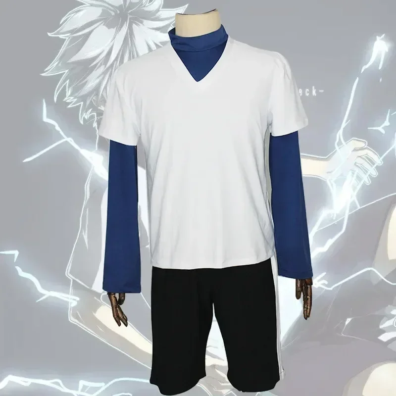 طقم زي تنكري أنمي هنتر إكس كيل - مراجعة Cosplay Anime Killua Zoldyck وسعره
