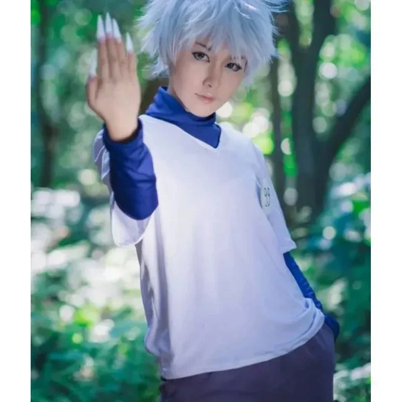 طقم زي تنكري أنمي هنتر إكس كيل - مراجعة Cosplay Anime Killua Zoldyck وسعره