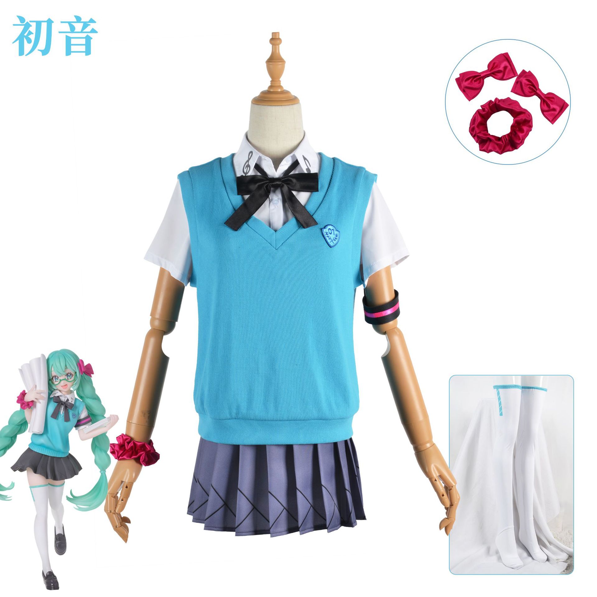 ملابس تنكرية للمعبود الافتراضي - مراجعة Anime Cosplay Miku وسعره