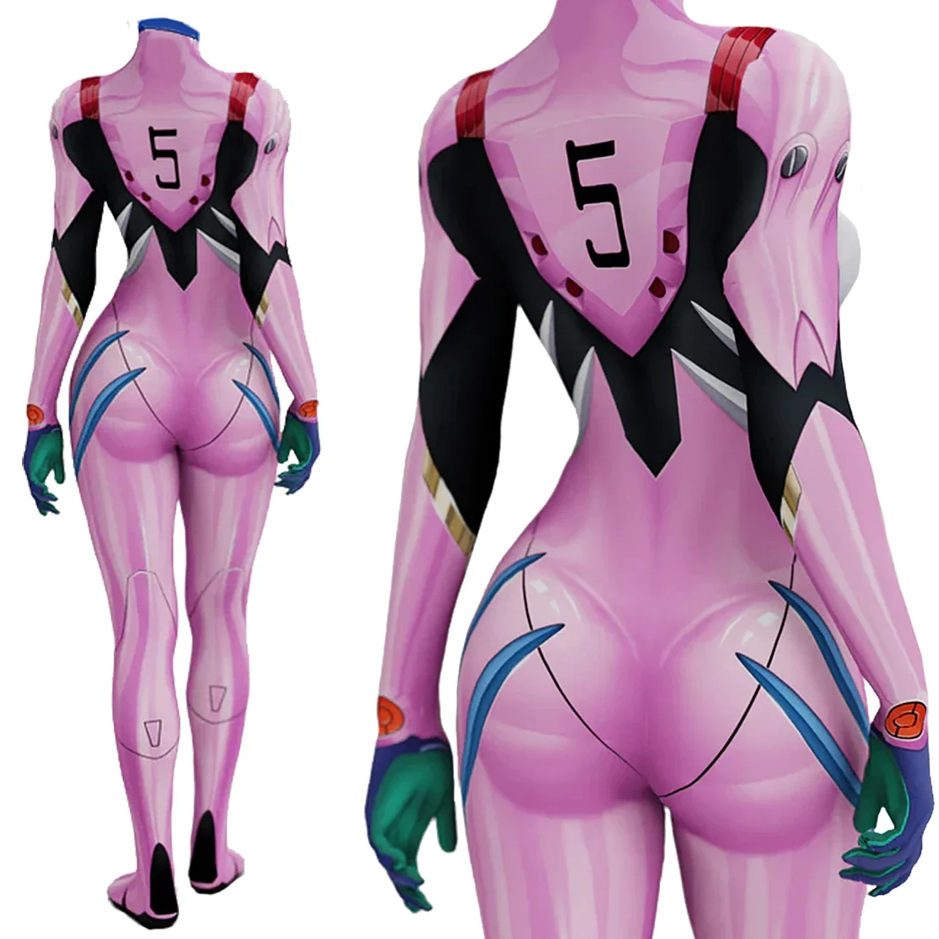 أزياء أنيمي إيفا 05 ماكينامي ا - مراجعة Anime Cosplay For Girls وسعره