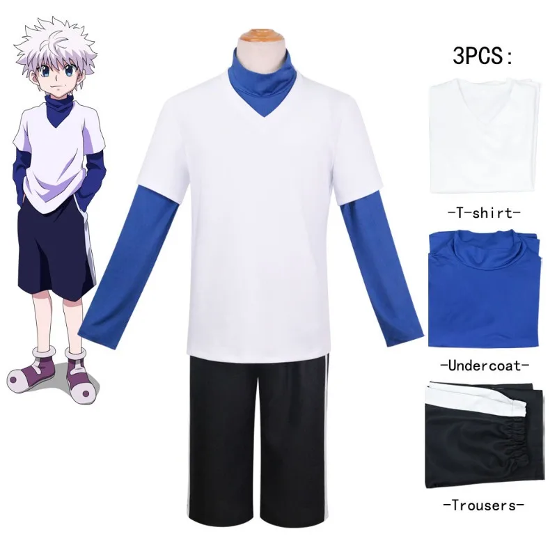 زي تنكري كامل لشخصية كيلوا زول - مراجعة Cosplay Anime Killua Zoldyck وسعره