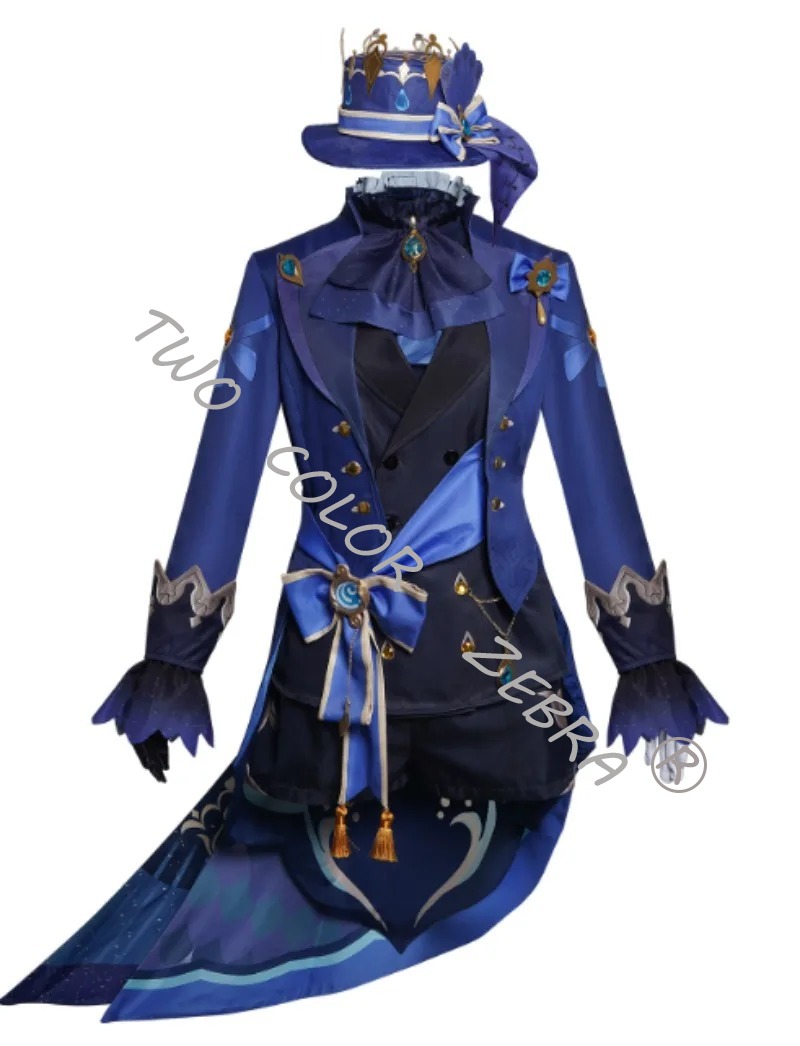 أزياء Furina De Fontaine التأث - مراجعة Anime Cosplay Kostüm وسعره