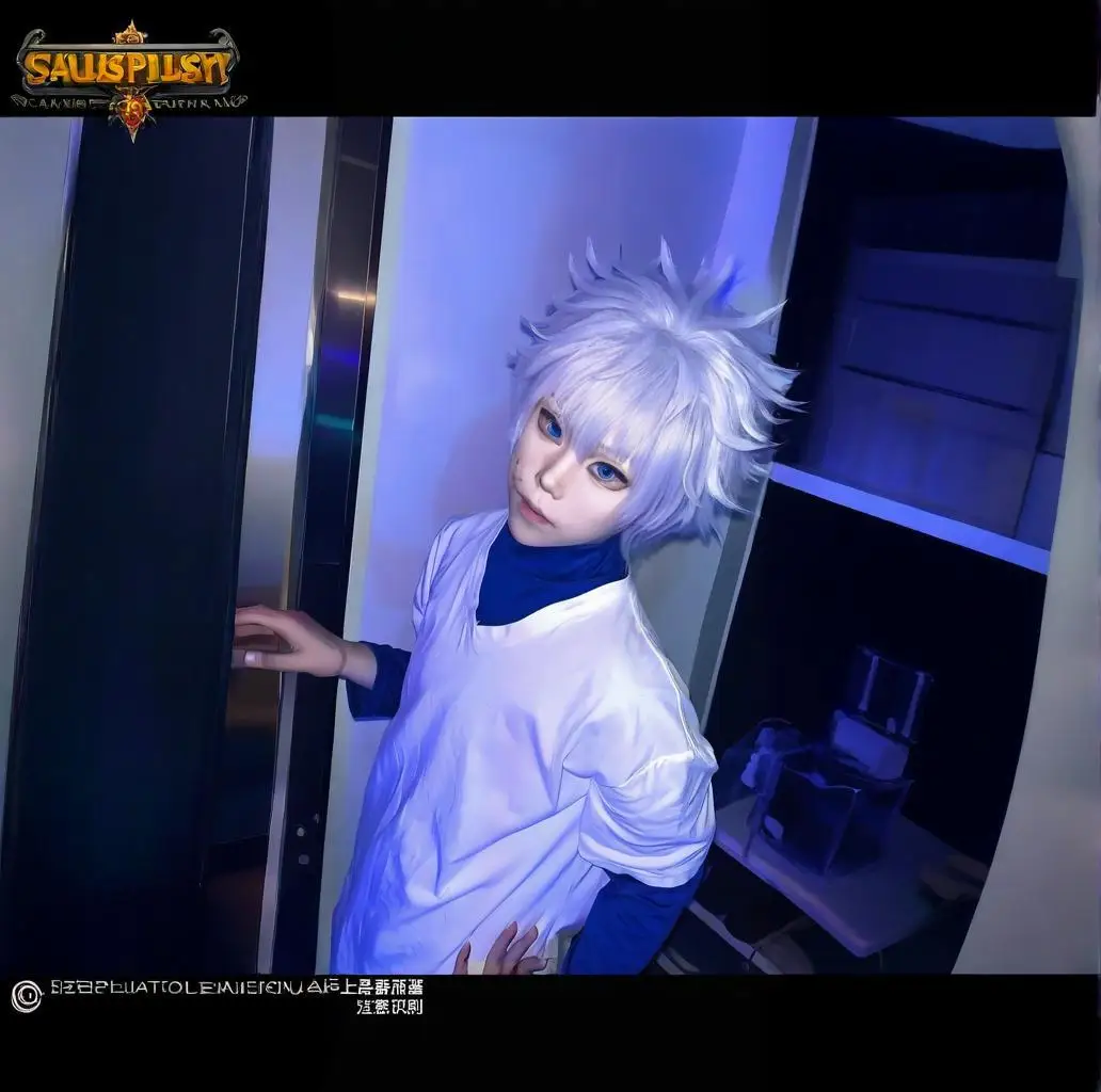 زي تنكري كوليا زولديك من هنتر  - مراجعة Cosplay Anime Killua Zoldyck وسعره